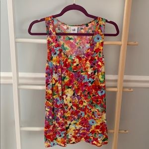 Perfect condition colorful floral tank top